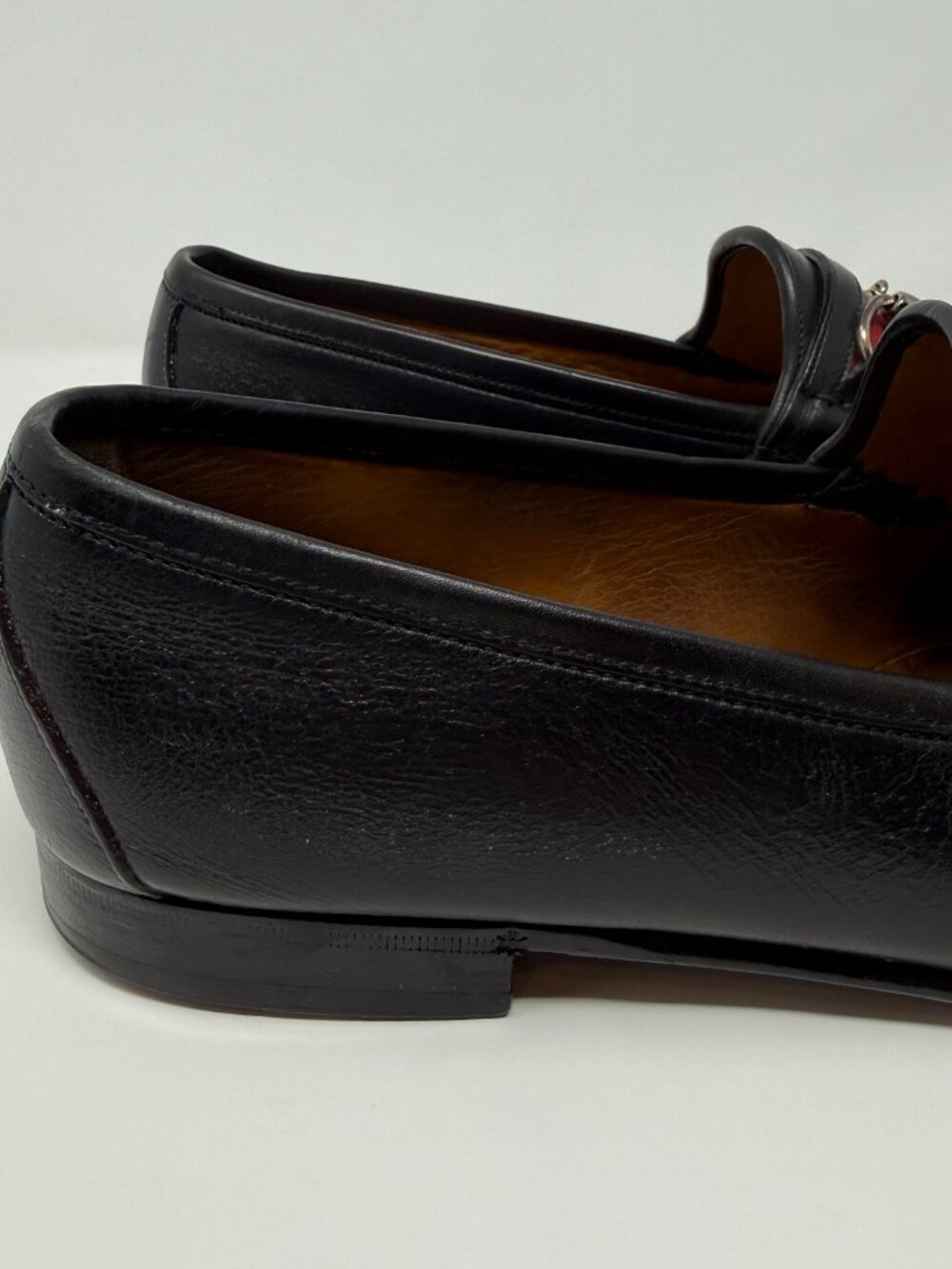 Gucci Leather Horsebit Loafers Men's 9.5 D Black Classic Designer Preppy Luxury - Picture 3 of 13